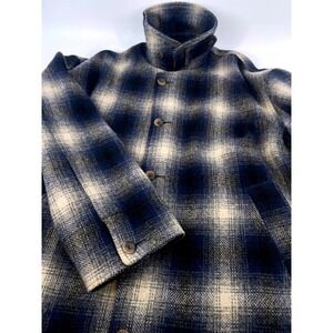 Vintage Fila Sport Wool Blend Jacket XL Quilted / Insulated Lined Button Front